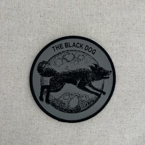 Taylor Swift Tortured Poets Department Fabric Patch ‘The Black Dog’ Edition